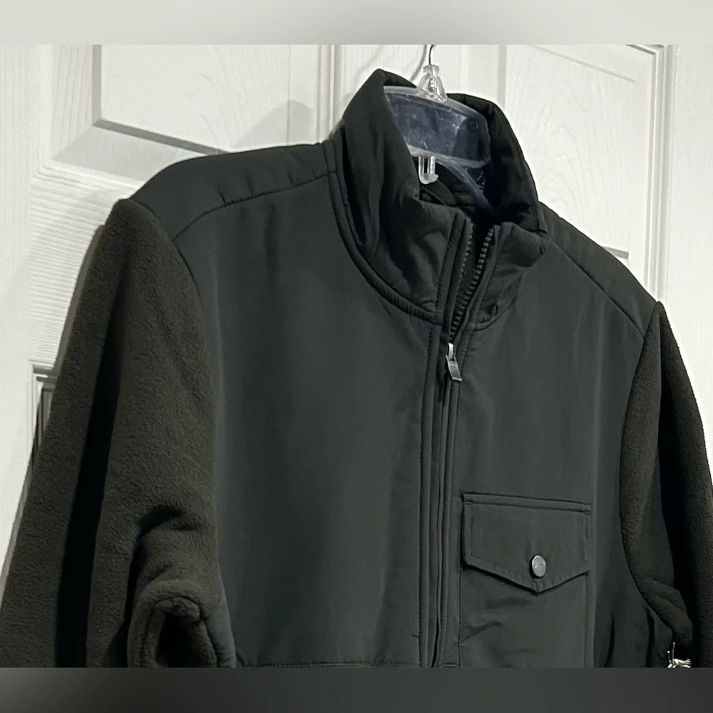 Vuori Men's Medium Morrow Sherpa Jacket Dark Oregano Green NWT Fleece Full Zip